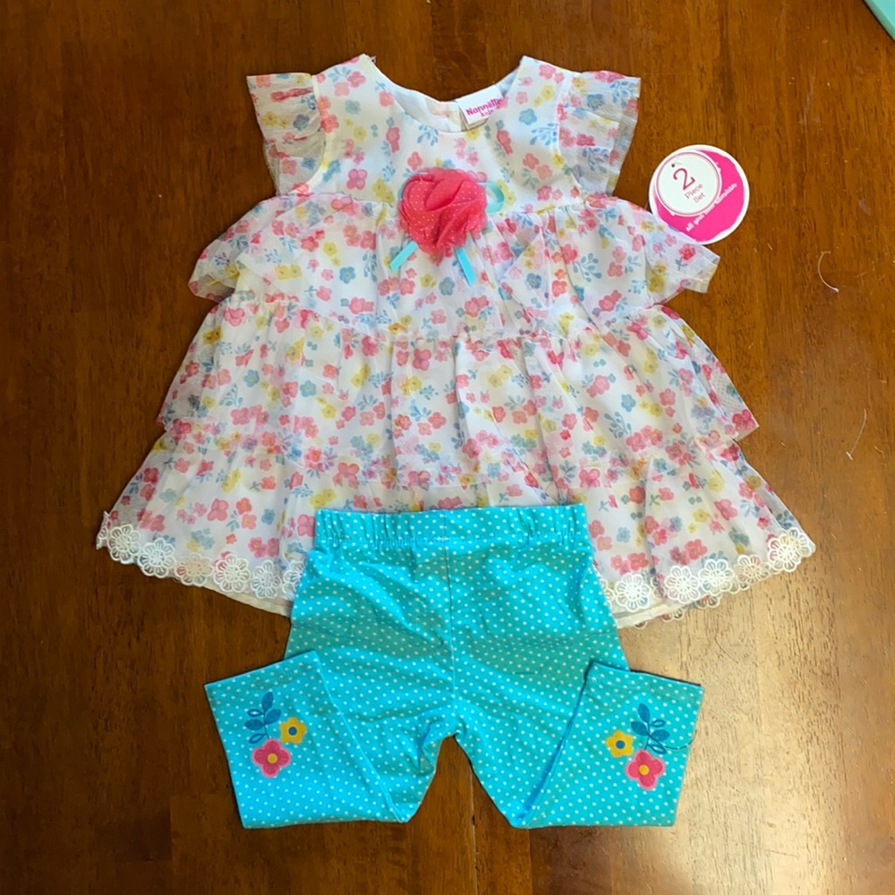 Nannette Kids, 3T, Dress and Leggings Set